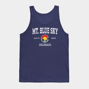 Mount Blue Sky Colorado 14ers Vintage Athletic Mountains Tank Top